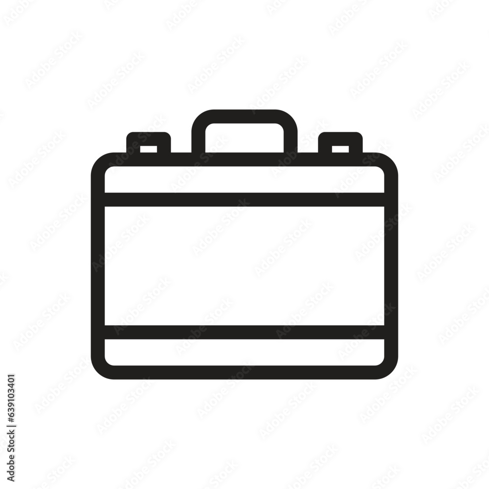 briefcase lineal icon briefcase lineal icon