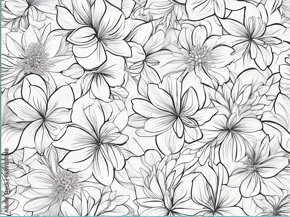 bouquet of flowers in white background with Generative AI. bouquet of flowers in white background with Generative AI.