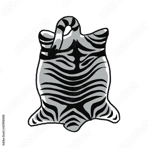 Minimal Tiger skin carpet