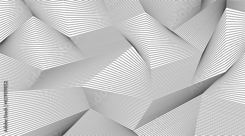 Dynamic edge sharp line abstract background