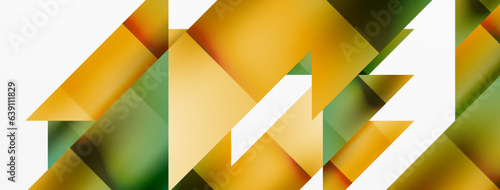 Captivating vector abstraction. Triangles interlock in mesmerizing dance, crafting dynamic geometric backdrop. Fusion of shapes and angles creates artful symphony of modern design