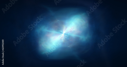 Wallpaper Mural Abstract cosmic multi-colored transparent energy waves glowing background Torontodigital.ca