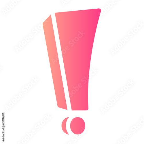exclamation Gradient icon
