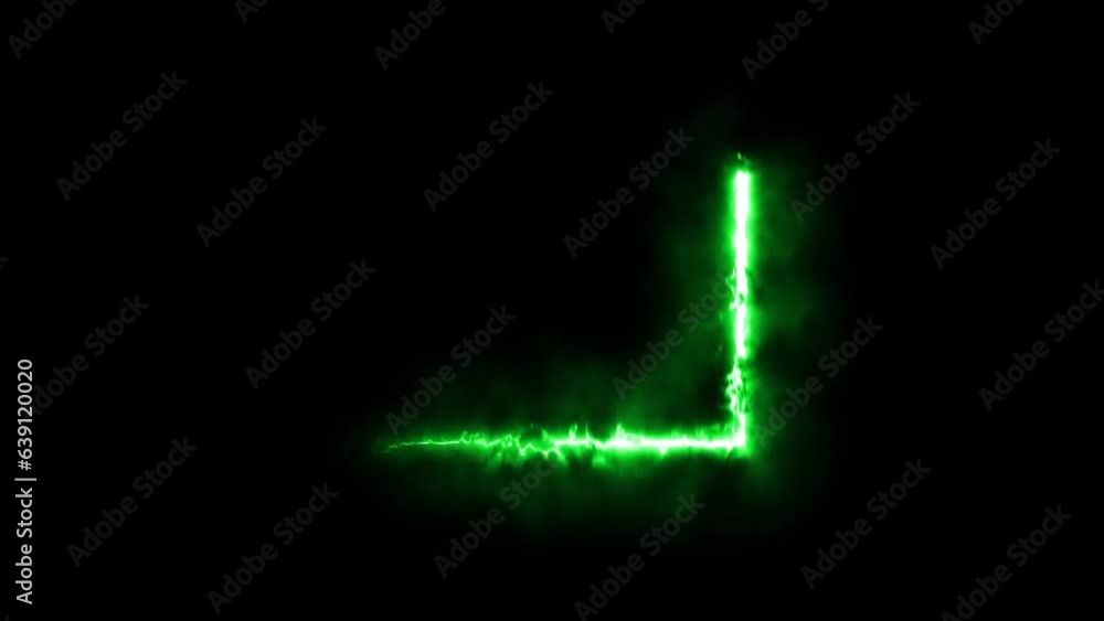 Rectangle fire frame animation . Glowing arc rotated. Rectangle fire frame animation . Glowing arc rotated.