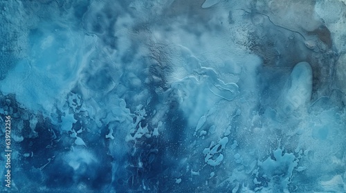 Watercolor Textured Blue Background Artistic and Creative Design