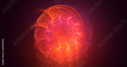 Wallpaper Mural 3D rendering abstract fantasy light fractal background Torontodigital.ca