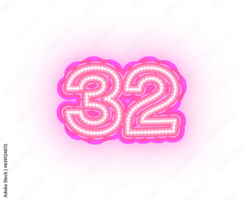 Pink Neon Alphabet Letters, Numbers, And Signs On a Transparent Background Pink Neon Alphabet Letters, Numbers, And Signs On a Transparent Background