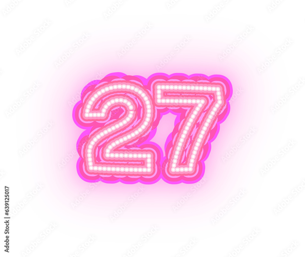 Pink Neon Alphabet Letters, Numbers, And Signs On a Transparent Background Pink Neon Alphabet Letters, Numbers, And Signs On a Transparent Background