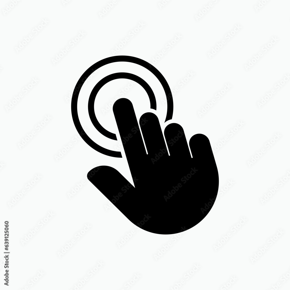 Touch Screen Icon - Vector, Sign and Symbol for Design, Presentation, Website or Apps Elements. Touch Screen Icon - Vector, Sign and Symbol for Design, Presentation, Website or Apps Elements.