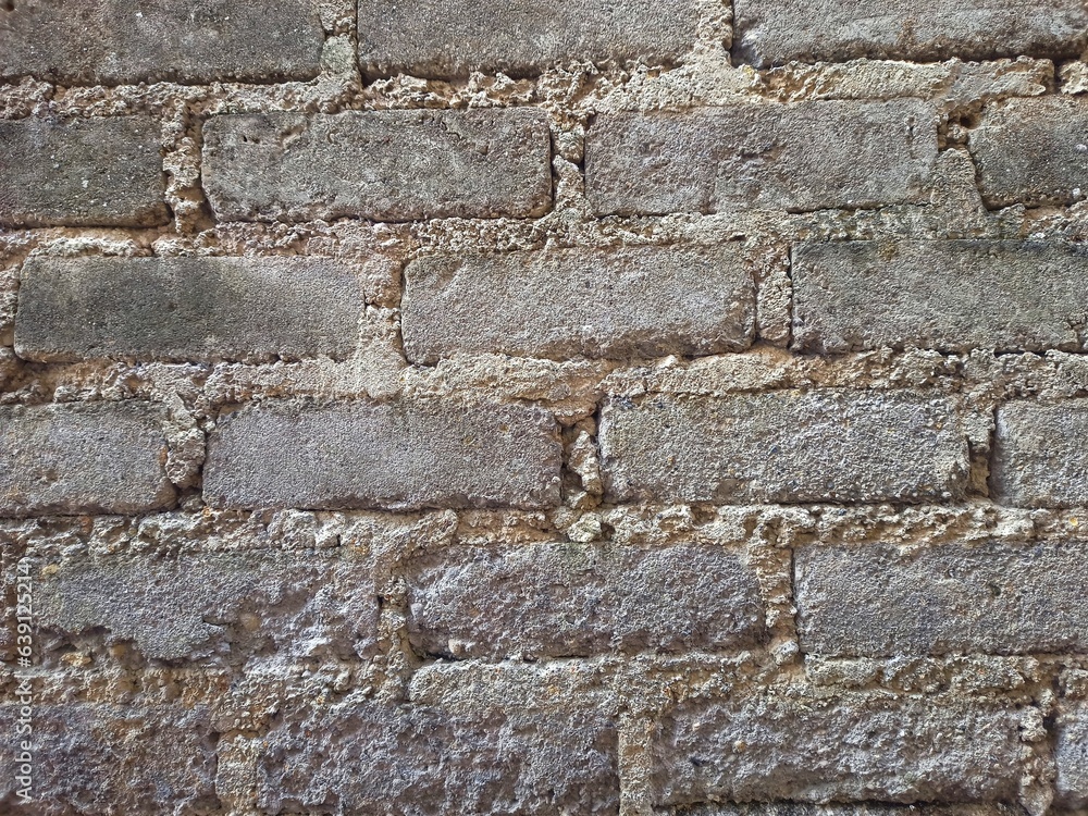 Close-up of Brick Wall Texture Close-up of Brick Wall Texture
