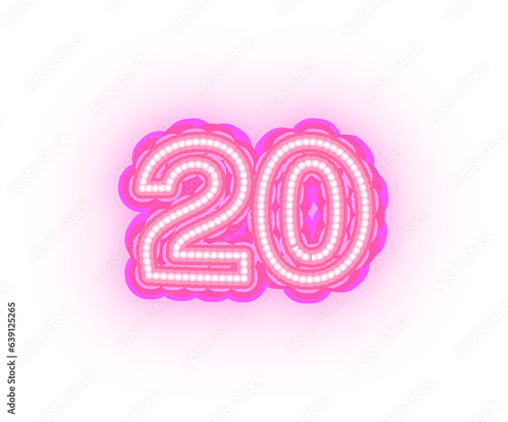 Pink Neon Alphabet Letters, Numbers, And Signs On a Transparent Background Pink Neon Alphabet Letters, Numbers, And Signs On a Transparent Background
