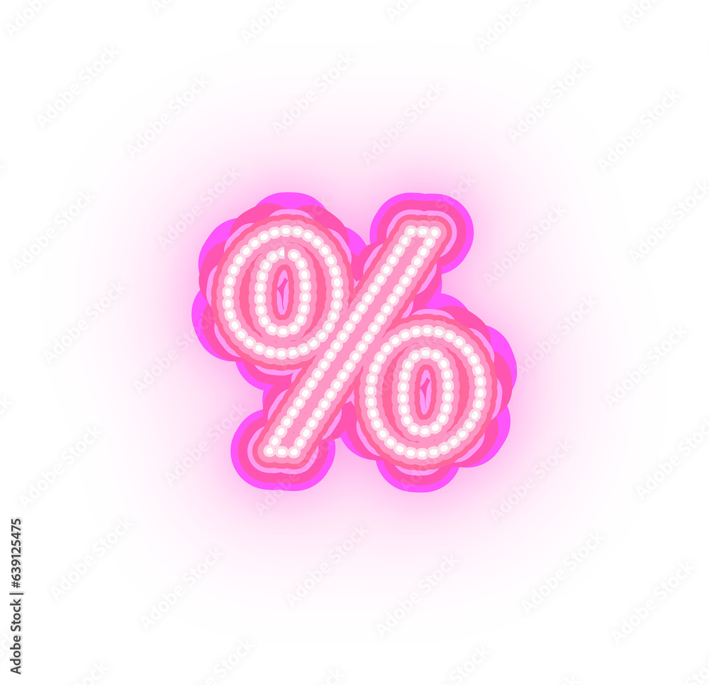 Pink Neon Alphabet Letters, Numbers, And Signs On a Transparent Background Pink Neon Alphabet Letters, Numbers, And Signs On a Transparent Background