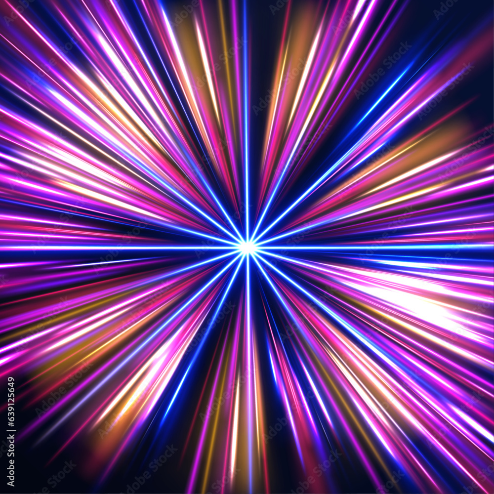 Curved light trail stretched upward. Fast speed car. Acceleration speed motion on night road. City light trails motion background. Illustration of high speed concept. Curved light trail stretched upward. Fast speed car. Acceleration speed motion on night road. City light trails motion background. Illustration of high speed concept.