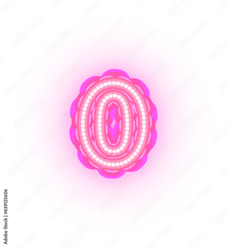 Pink Neon Alphabet Letters, Numbers, And Signs On a Transparent Background Pink Neon Alphabet Letters, Numbers, And Signs On a Transparent Background