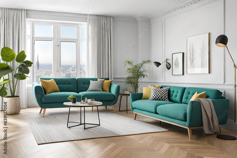 modern living room generated ai modern living room generated ai