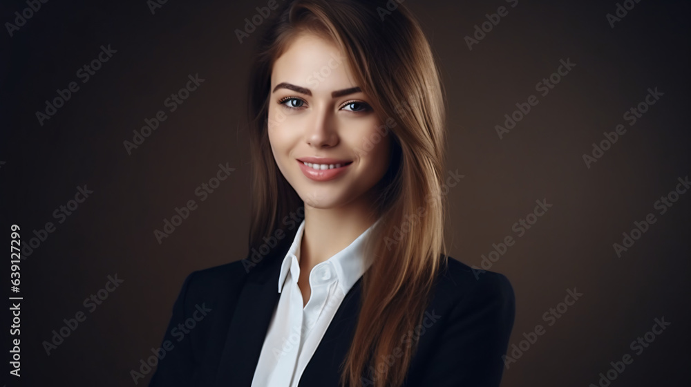 Portrait of a joyful woman gazing into the camera. Elegant businesswoman in a suit against an isolated background.
Generative AI Portrait of a joyful woman gazing into the camera. Elegant businesswoman in a suit against an isolated background.
Generative AI