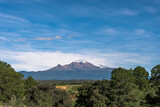 Geological Wonder: Iztaccíhuatl Volcano Captured on a Sunny Day in Mexico