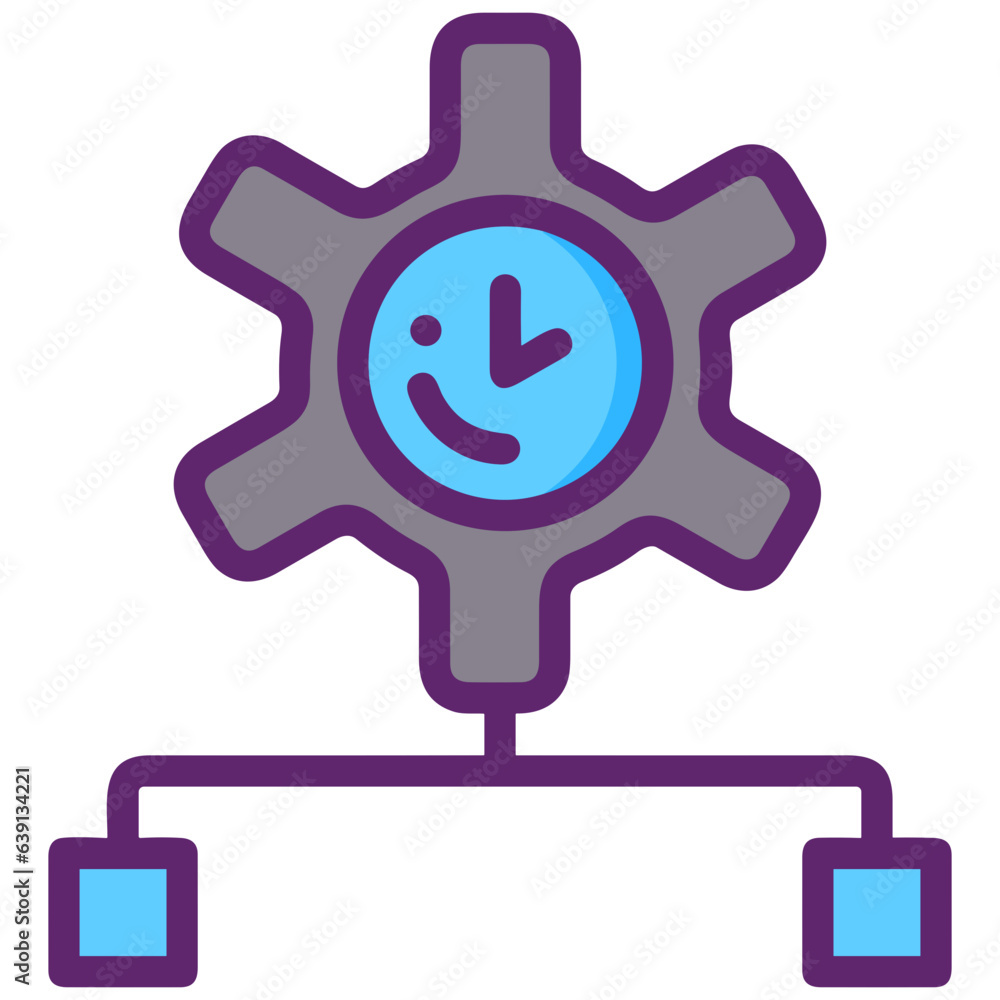 Business chart icon symbol image vector. Illustration of growth diagram data graphic pictogram infographic design image