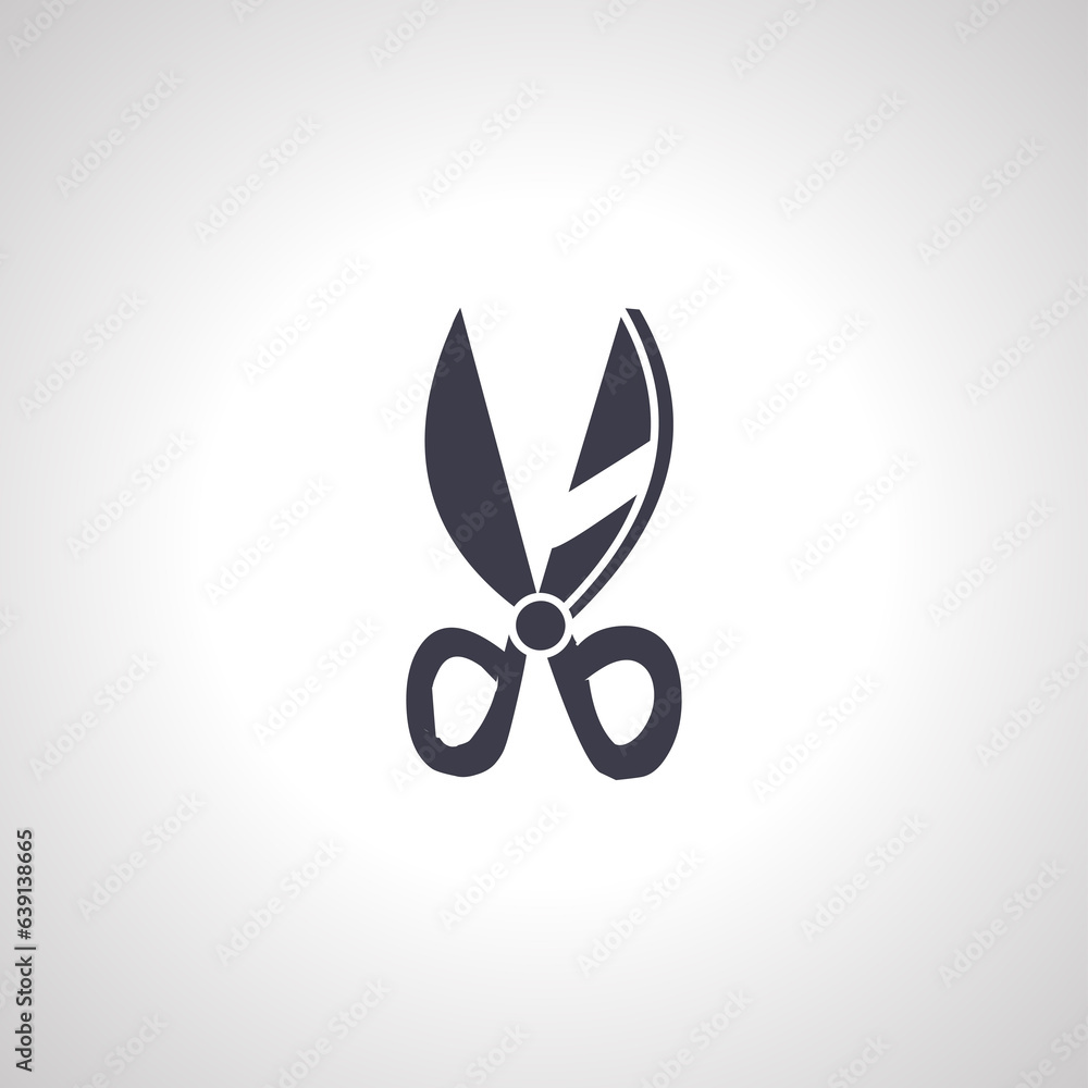 Scissor icon. Scissors cutting isolated icon Scissor icon. Scissors cutting isolated icon