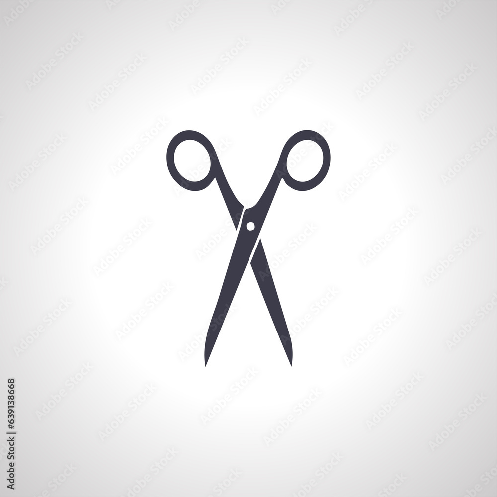 Scissor icon. Scissors cutting isolated icon Scissor icon. Scissors cutting isolated icon