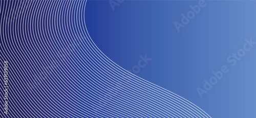 abstract blue wave background. Blue minimal round lines abstract background. Abstract blue wave lines pattern background