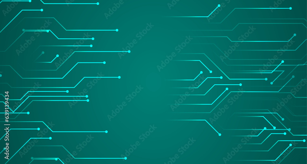 Circuit board high color background design. minimal lines abstract futuristic tech background. Abstract science and technology concept from hexagonal elements design