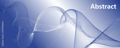 Line stripe pattern on white Wavy background. abstract modern background futuristic graphic energy sound waves technology concept design