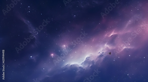 Night sky - Universe filled with stars, nebula and galaxy © Nopadol