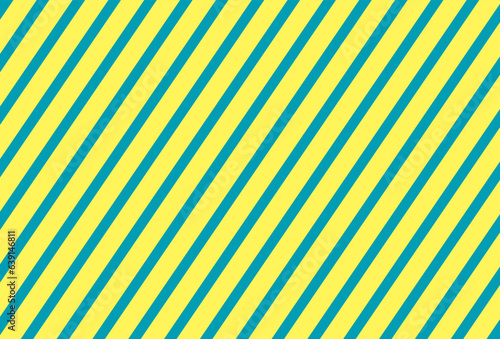 Yellow and blue stripes diagonally. background vector illustration.