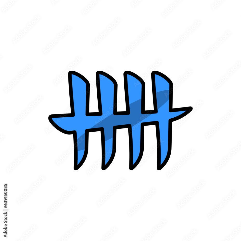 Obraz premium counting icon vector design templates