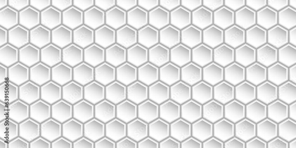 Fototapeta premium Metal seamless pattern. hexagonal textured background
