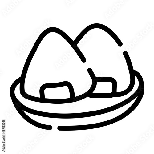 onigiri Line Icon