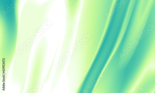 Green wave background. Gradient wave.