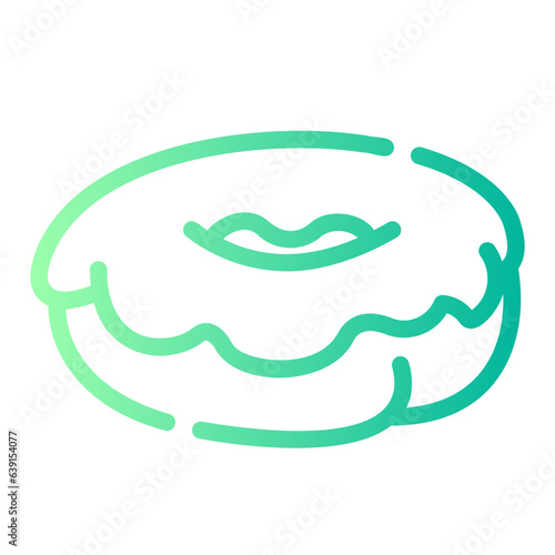 donut Line Gradient Icon