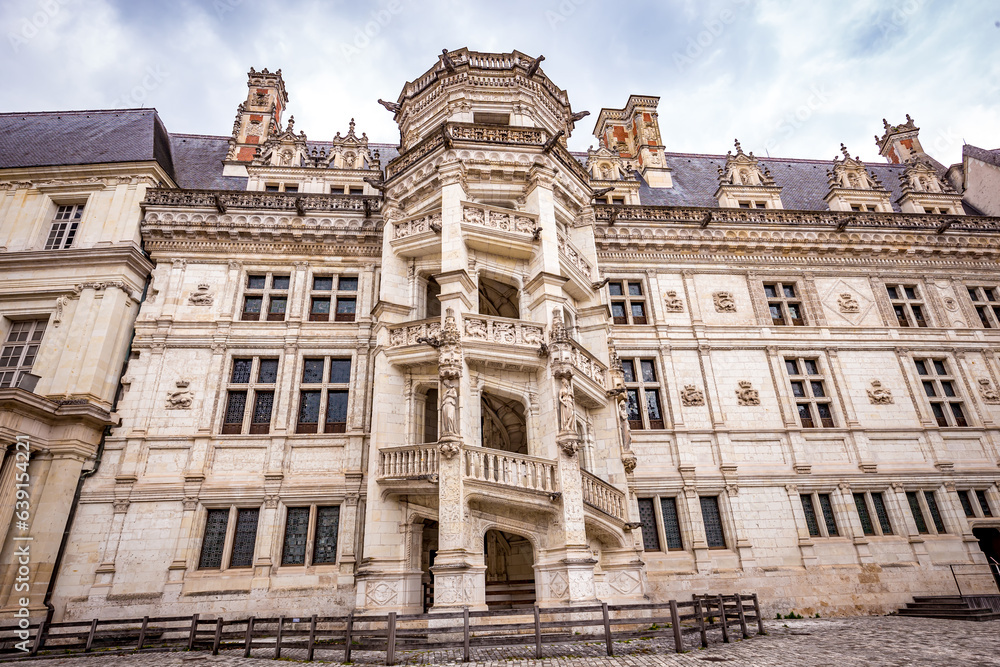 Fototapeta premium Castle of Blois, Loire valley, France, exteriors