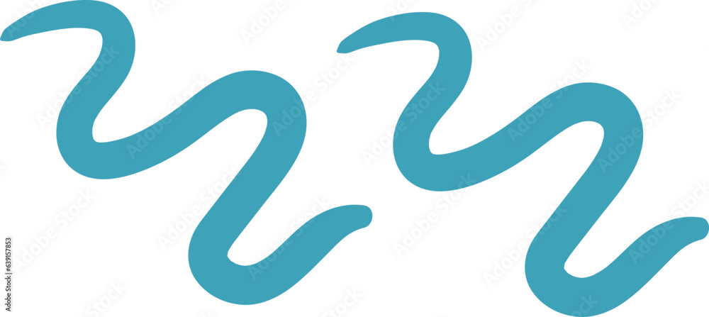 Obraz premium Abstract hand drawn organic shape