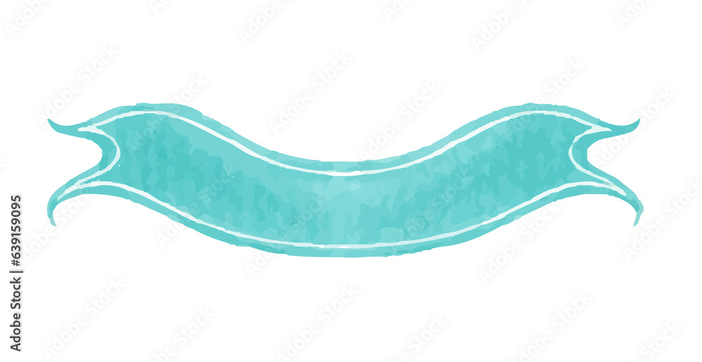 Watercolor cute pattern ribbon label element
Watercolor cute pattern ribbon label element