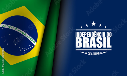 Brazil Independence Day Background Design.