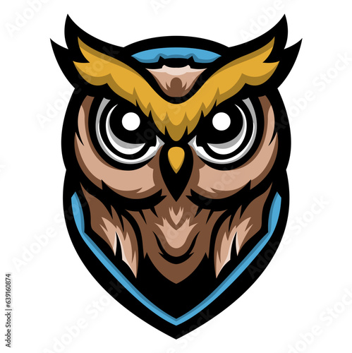 Owl Mascot Logo Illustrator