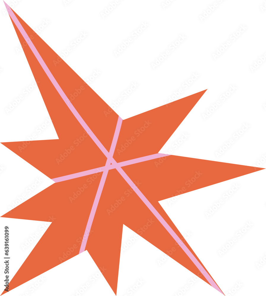 Obraz premium Abstract hand drawn organic shape