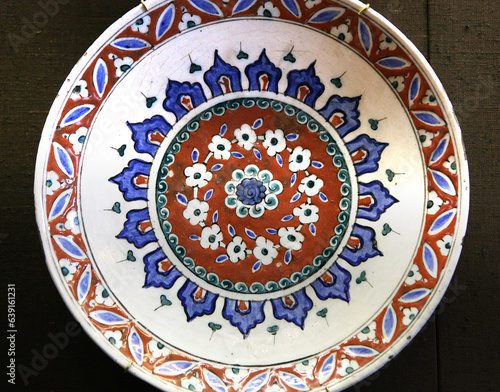 Turkish Iznik pottery ceramic