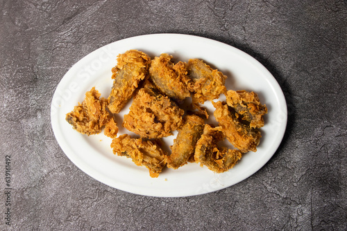 Loitta Fry or Loitka Fried served in dish isolated on background top view of bangladesh food photo