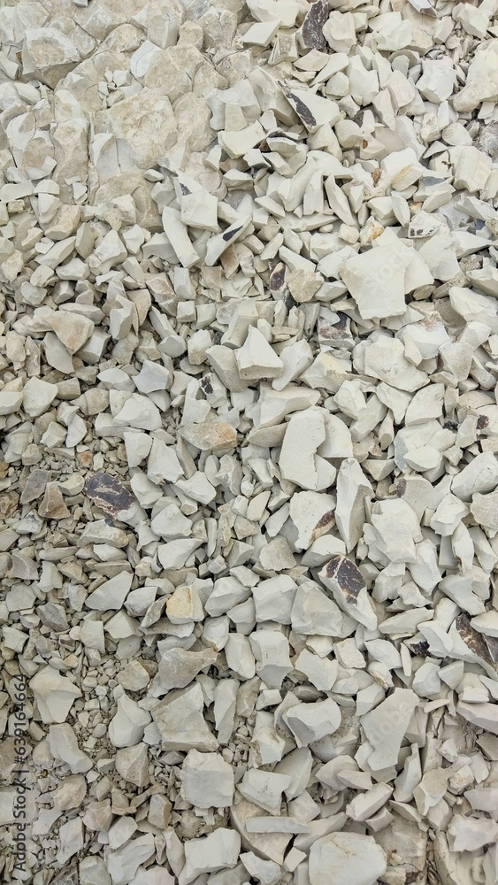 Shards white limestone rock texture details real photo for background Shards white limestone rock texture details real photo for background