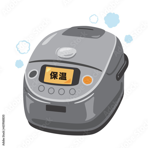 保温中の炊飯器