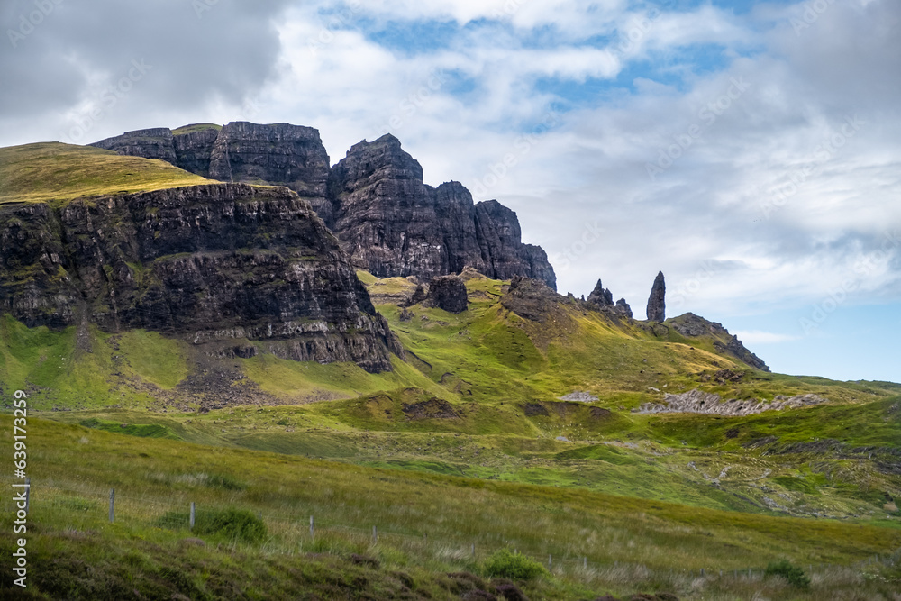 The Old Man of Storr rock formation in Scotland The Old Man of Storr rock formation in Scotland