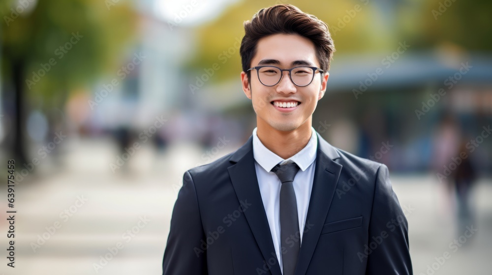 Portrait of a smiling young Asian businessman in the city. Portrait of a handsome Chinese businessman smiling at the camera. Close-up portrait of a happy young Asian businessman smiling outdoors. Portrait of a smiling young Asian businessman in the city. Portrait of a handsome Chinese businessman smiling at the camera. Close-up portrait of a happy young Asian businessman smiling outdoors.