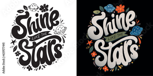 Cute motivation hand drawn doodle lettering postcard. Lettering for print, t-shirt design, tee design, mug pring, bag label