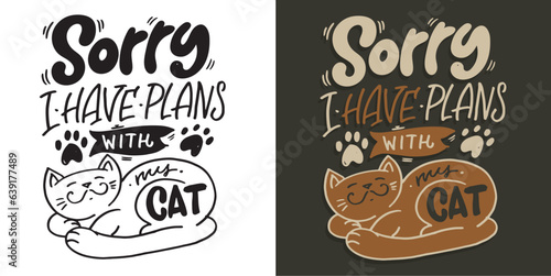 Cute motivation hand drawn doodle lettering postcard. Lettering for print, t-shirt design, tee design, mug pring, bag label