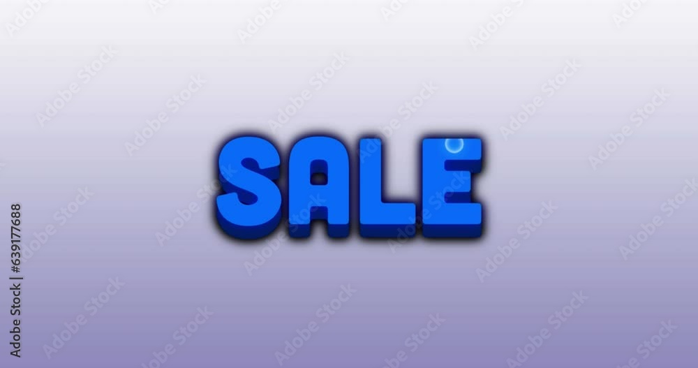 Animation of multicolored circular pattern over sale text against gradient background Animation of multicolored circular pattern over sale text against gradient background