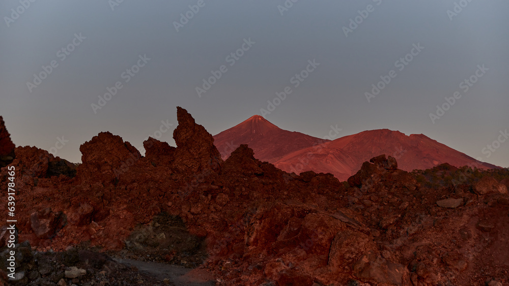 Pico del Teide Volcano Tenerife Sunset